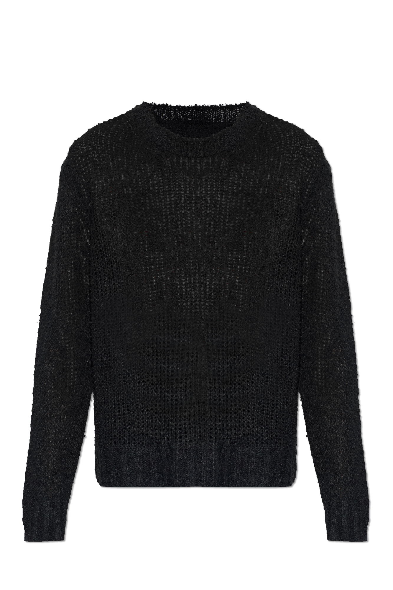 JIL SANDER Linen sweater with raw-edge hem | Men's | Vitkac